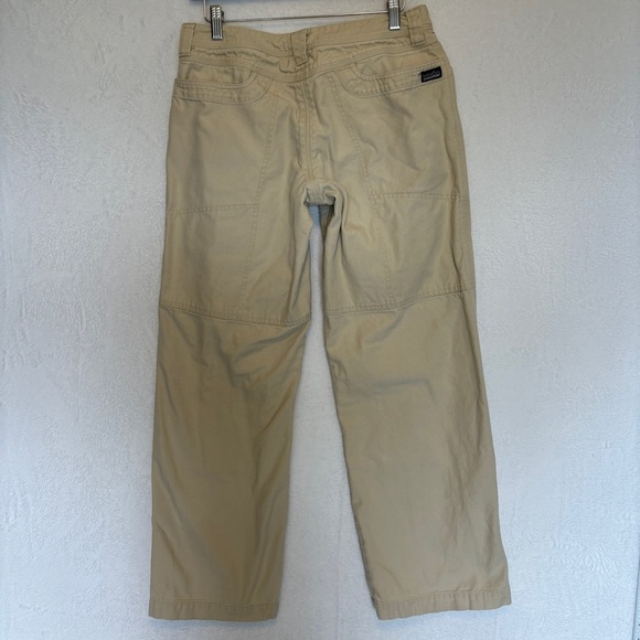 Patagonia womens cream double canvas casual outdoor work low rise pants size 8 - Picture 9 of 12